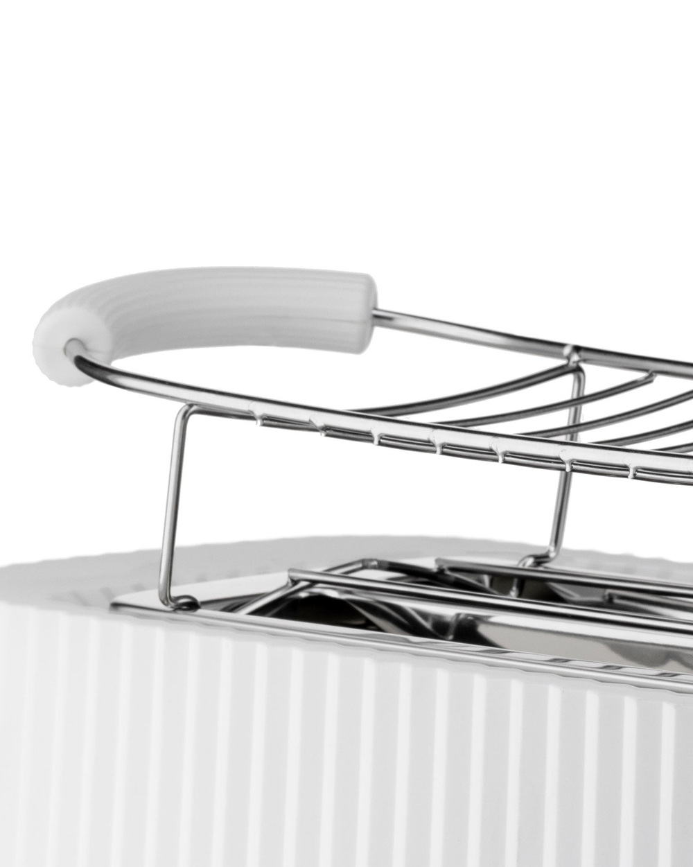 Тостер с двойным длинным отсеком Alessi Plissé, Green
