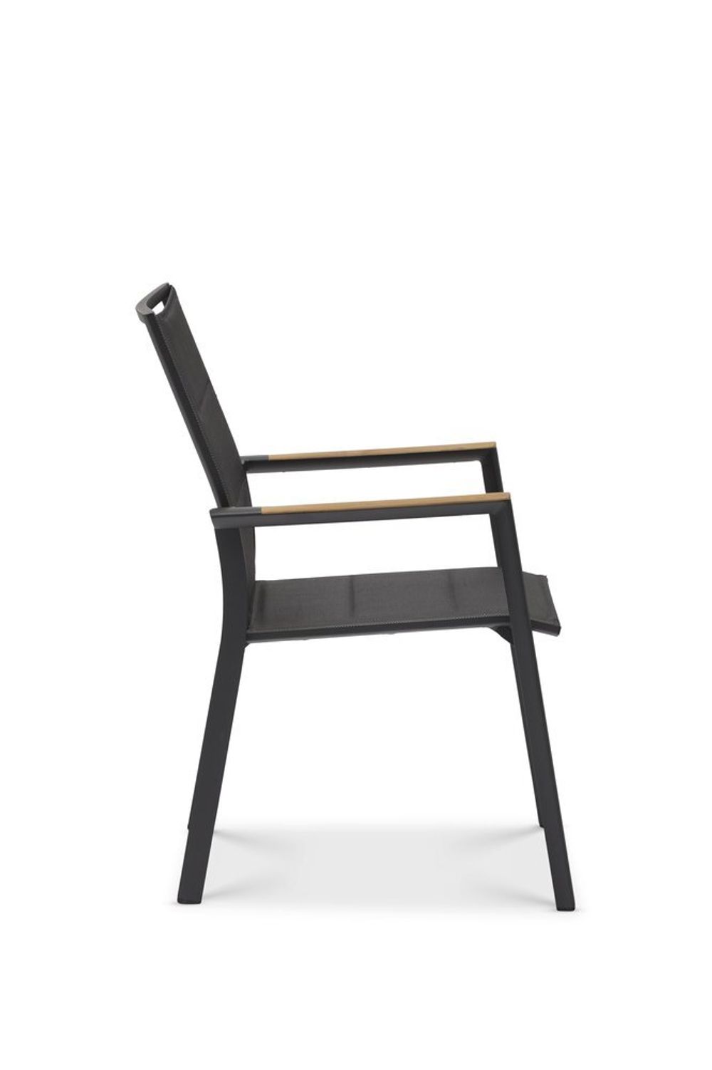 Andy, стул антрацит, алюминий/текстилен