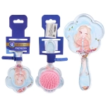 Расческа массажная детская «ФРАТТИ БУМ», девочка Кэти, форма цветочек, 16*8см (блистер Ультрамарин)