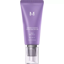 Missha M Perfect Cover Serum BB Cream, SPF50+/PA++++ тон 23 тональный BB крем с антивозрастной сывороткой для сияния кожи