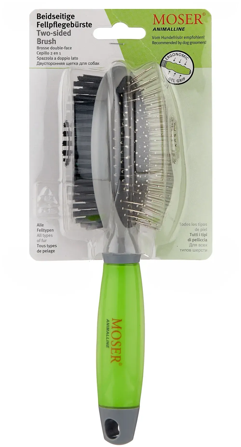 Двухсторонняя щетка для животных Moser (2999-7025) - 3