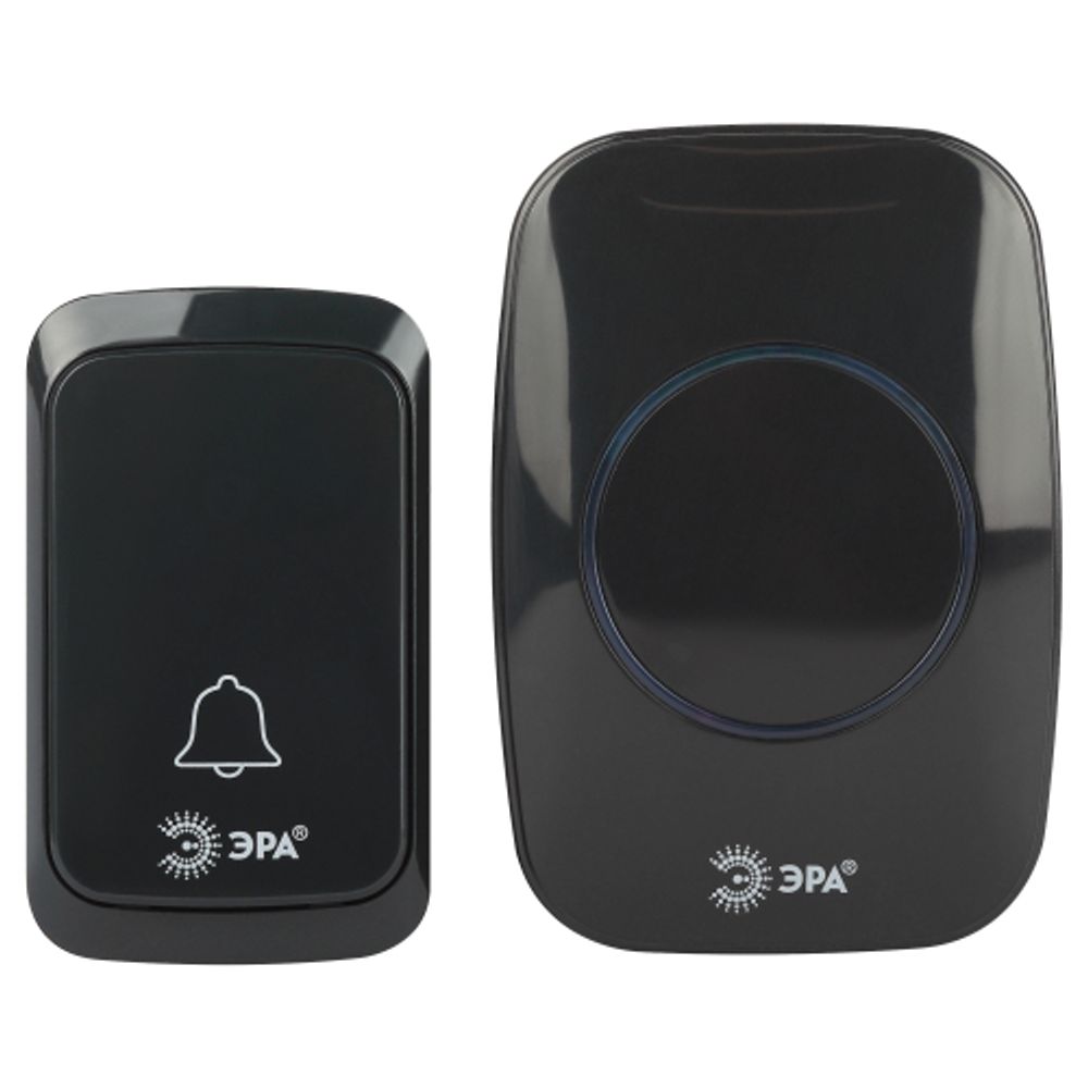 Звонок дверной ЭРА C88 беспроводной черный 38 мелодий