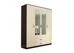 Шкаф четырехстворчатый "Ронда" ШКР 1600.1 (венге\дуб молочный)