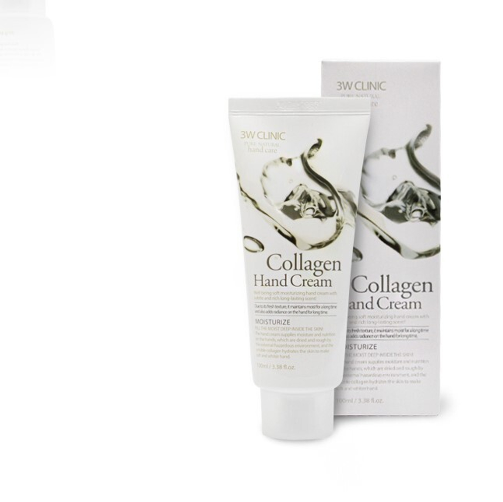 Крем для рук 3W CLINIC Collagen Hand Cream, 100 мл