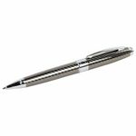 Ручка подарочная шариковая GALANT "Gotter", корпус оружейный металл, детали серебро, узел 0,7 мм, линия письма 0,5 мм, синяя, 144176