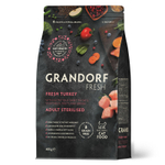 Сухой корм Grandorf Fresh с индейкой и бататом для стерилизованных кошек 400 гр (Грандорф Фрэш)