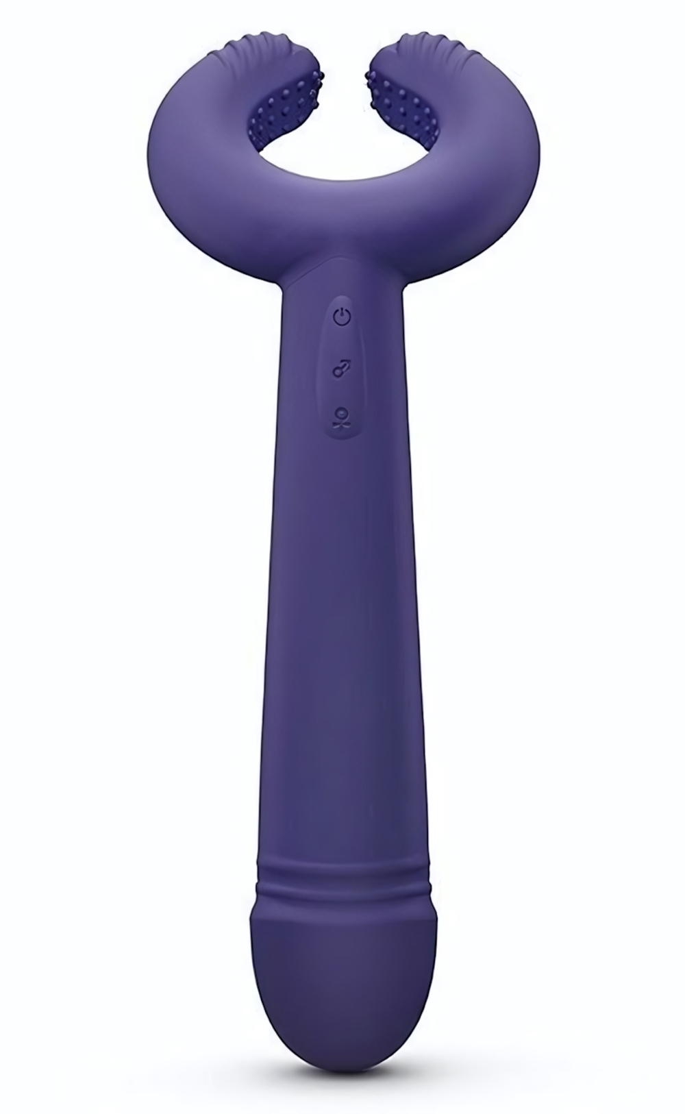 Темно-синий вибратор для пар Please Me Multi Vibrator (Цвет: темно-синий)