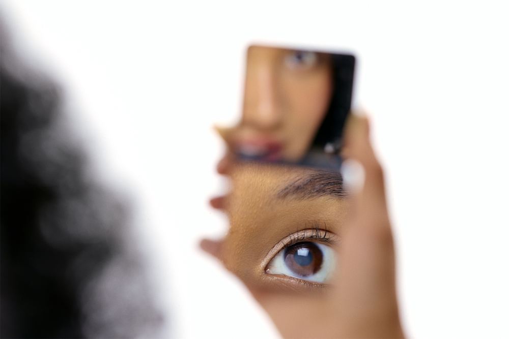 Notino Mirrors Magnifying Compact Mirror - Косметическое зеркало Beige, 1 szt.