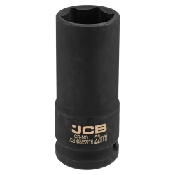 Головка ударная глубокая тонкостенная 1/2'', 22мм (6гр.) JCB JCB-4458522ТН