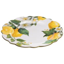 ТАРЕЛКА ОБЕДЕННАЯ LEFARD "ЛЕМОН ТРИ" 27*2 СМ