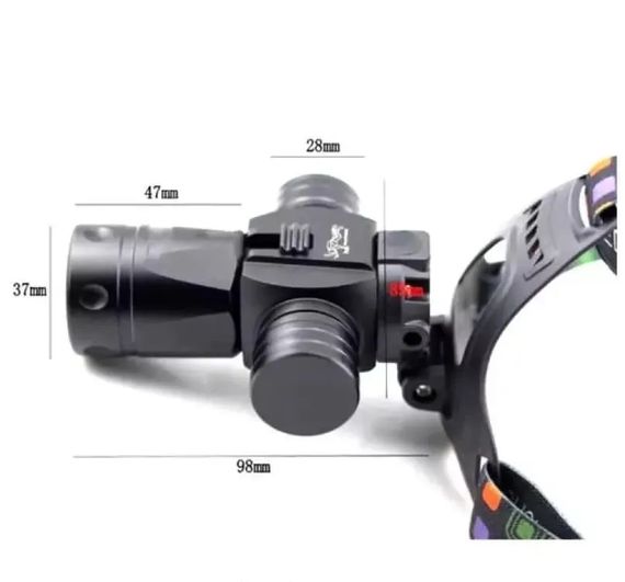 Фонарь подводный налобный Луна P-8756-T6