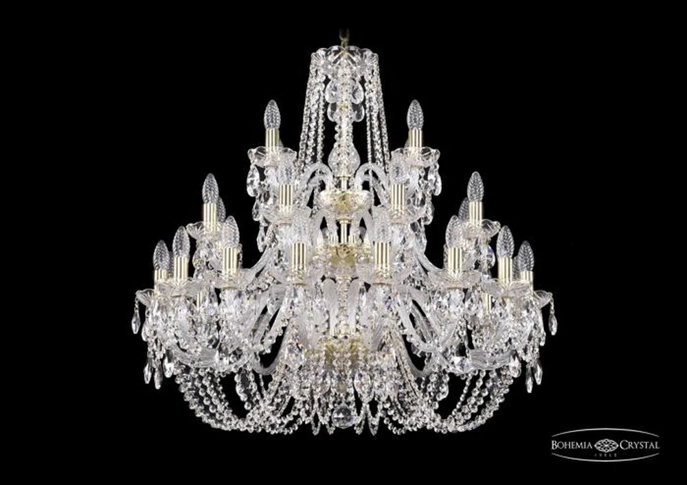 Подвесная люстра Bohemia Ivele 1402/16+8+4/300/3d/G