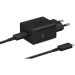 Сетевое зарядное устройство Samsung мощностью 45 Вт (USB-C) (GaN) и кабель USB-C (1,8 м) (EP-T4511)
