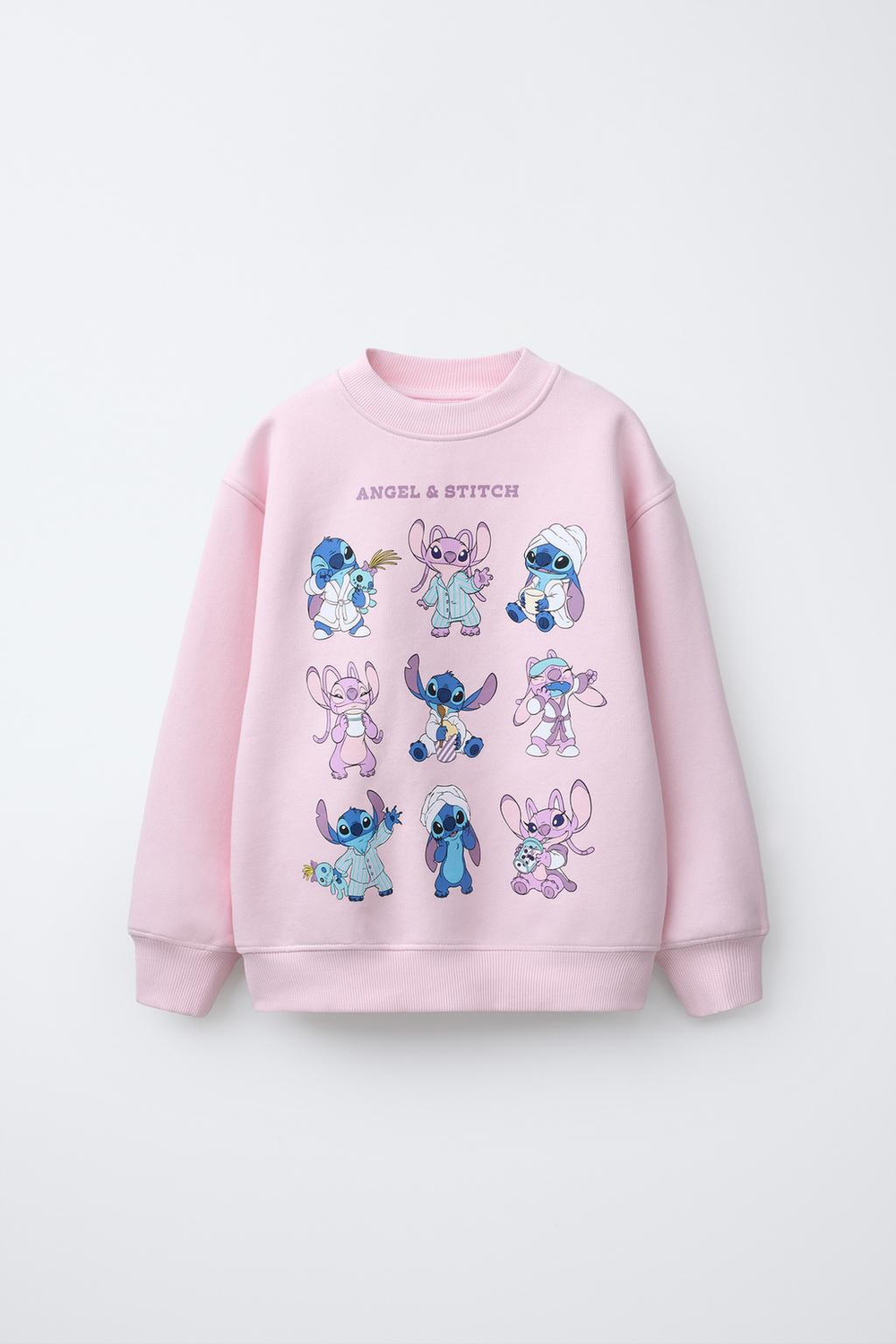 Толстовка с принтом stitch & angel © disney