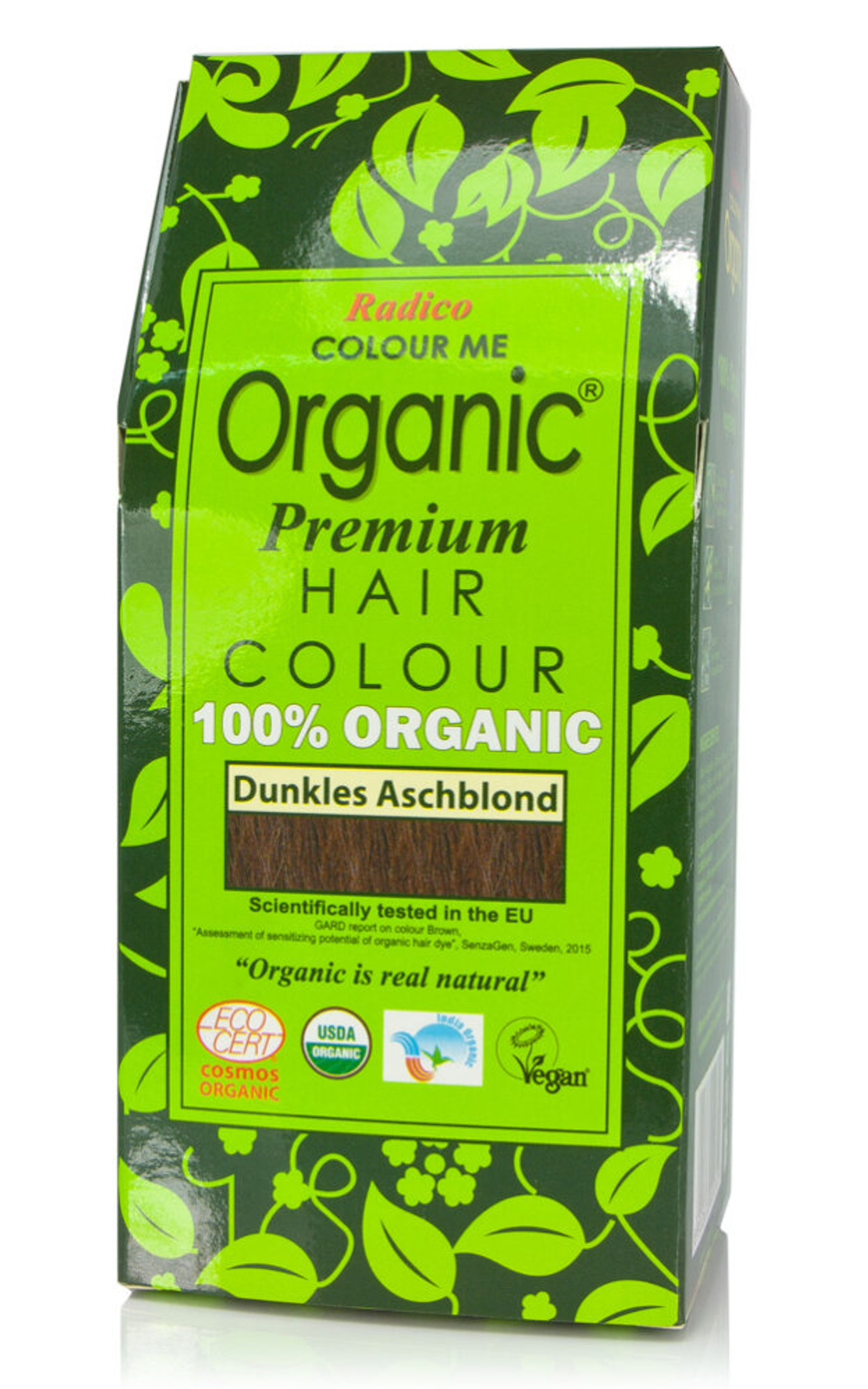 Растительная краска для волос Radico, темно-пепельный блонд, 100 гр