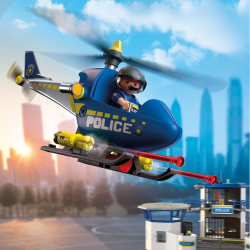 Playmobil - City Action Полицейский вертолет с радаром 72080