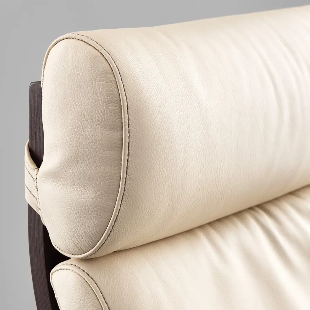 Кресло-качалка - IKEA POÄNG/POANG/ПОЭНГ ИКЕА, 68х94х95 см, бежевый