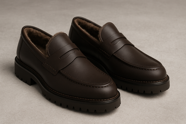 Утепленные мужские лоферы: элегантное решение для межсезонья