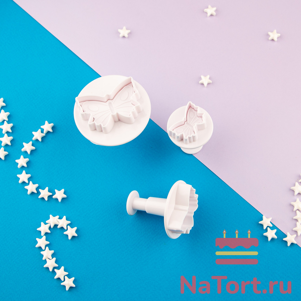 Набор плунжеров «Бабочки» 3 шт.