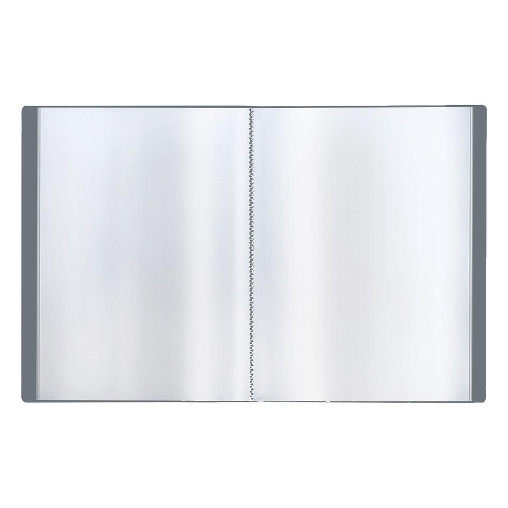 Папка 10 вкладышей А4 серая (Стамм)