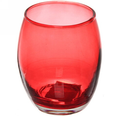 Подсвечник «Oasis-Barrel» 8*9см цвет красный