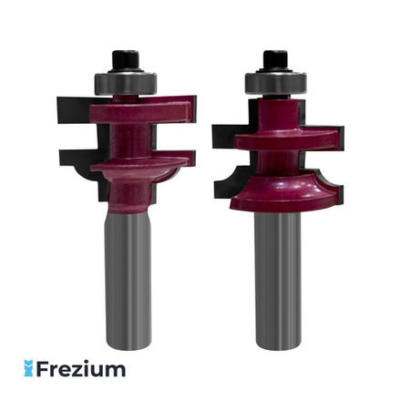 Комбинированные фрезы по дереву паз-шип (33.9x12x25.4 глубина резания 9.5; ATW-00603 ATW-00602)