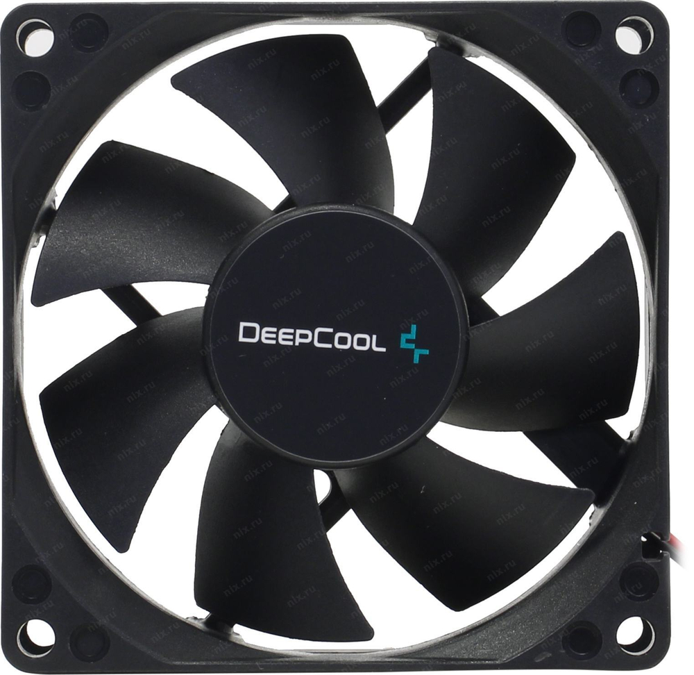 Вентилятор для корпуса 80x80x25mm DEEPCOOL &lt;DP-FDC-XF80&gt; XFAN 80 (2пин, 20.3дБ, 1800об/мин)