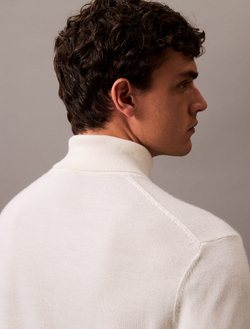 Свитер Calvin Klein Extra Fine Merino Blend Turtleneck Antique White