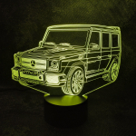3Д-светильник "Мерседес Гелендваген - Mercedes-Benz G-класс (Гелик)"