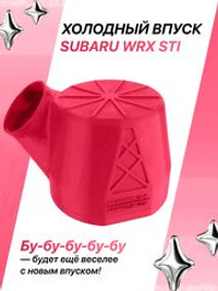 Холодный впуск для автомобилей Subaru WRX STI розовый