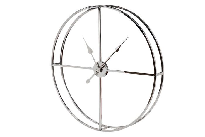 Часы настенные круглые (хром) 76см Garda Decor 79MAL-5761-76NI