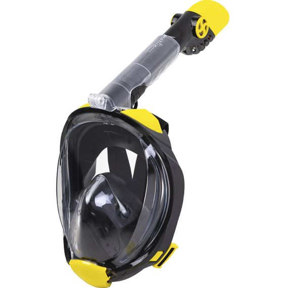 Маска полнолицевая Marlin Travel черный/желтый/черный