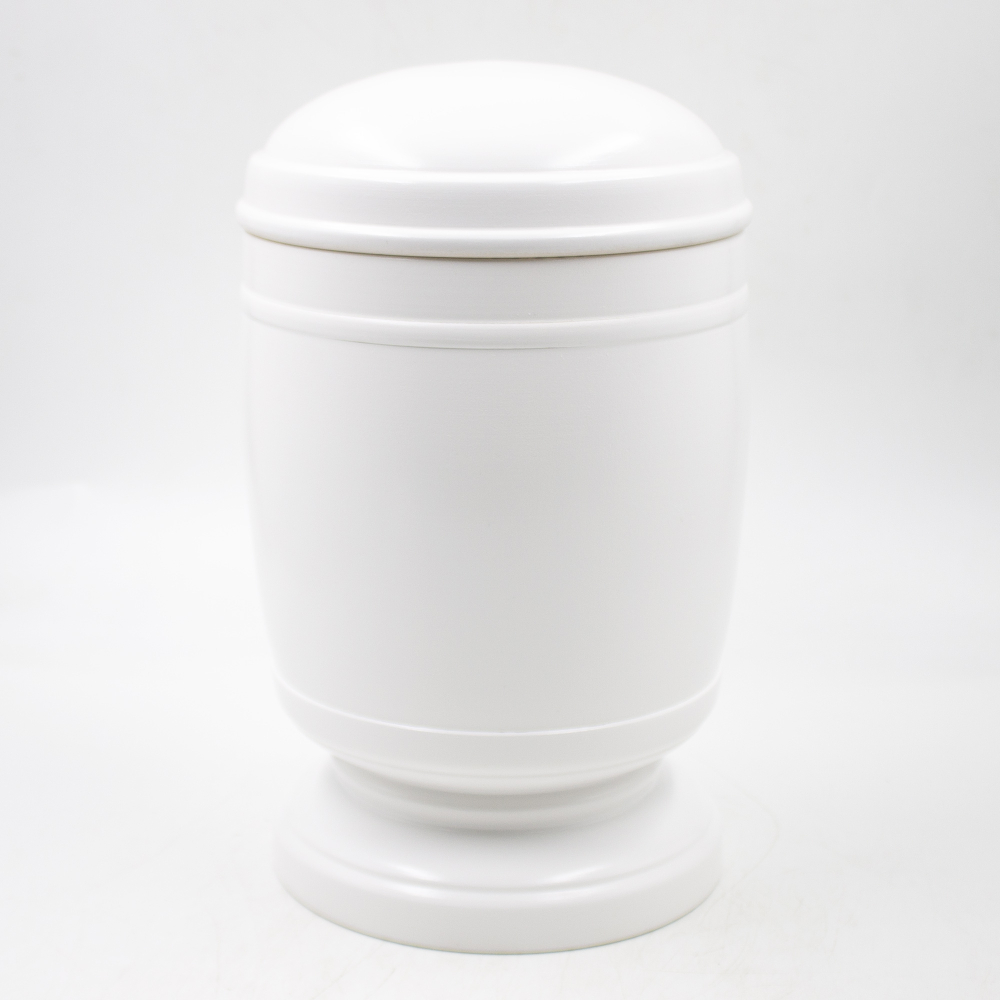 Урна для праха биоразлагаемая "Олимпия" белая