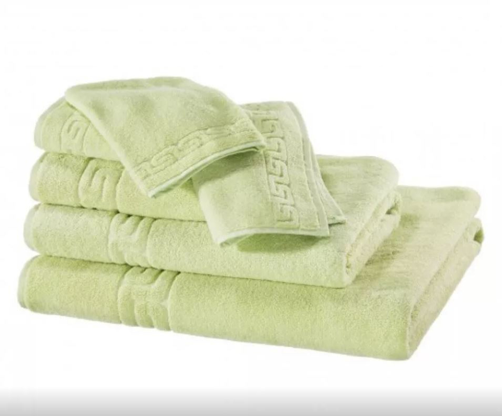 Полотенце 80х150 Weseta Dreamflor light green салатовое