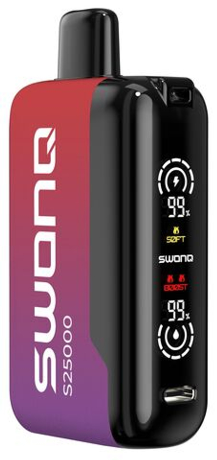 Swonq S25000 Cranberry grapes - клюква-виноград 25000 затяжек 20мг (2%)