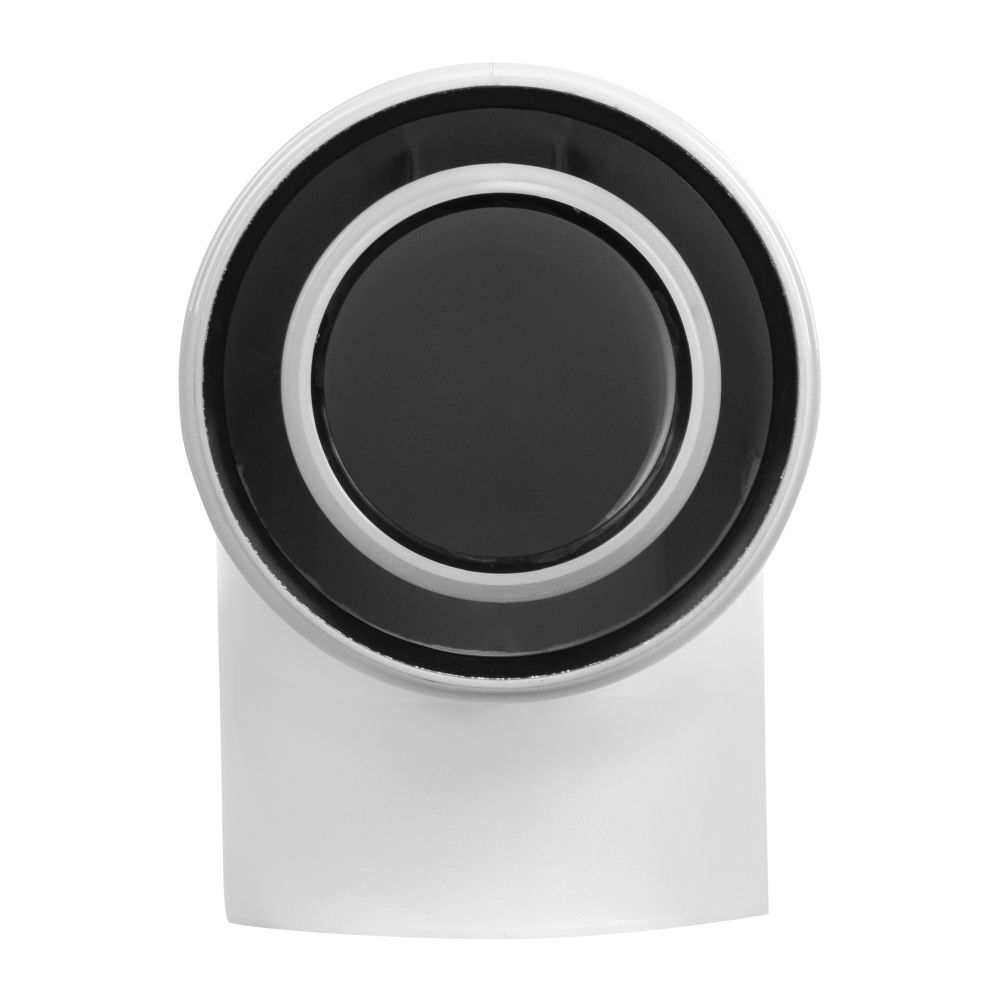 Отвод коаксиальный Royal Thermo 80/125, 90 гр. M/F для конденсационных котлов