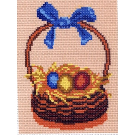 "Христос  воскрес"-0243 канва с рисунком