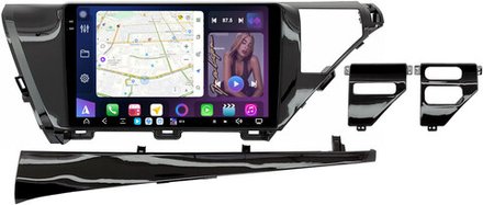 Магнитола для Toyota Camry 70 2017-2021 (без JBL) - FarCar GX1069M монитор 10.36" 2K QLED на Android 14, TS20, 6+128Гб, CarPlay, 4G SIM-слот