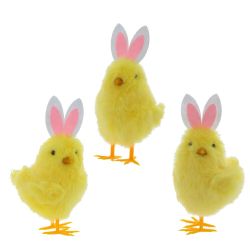 GAEM Фигурка декоративная "Цыпленок" (блок 12 шт), L9 W6,5 H16,5 см, 3в.