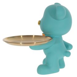 GAEM Фигурка декоративная "Медвежонок" с блюдом, L23 W23 H24 см