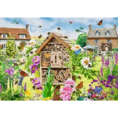 Pazl / Пазлы / Puzzles - "1000 Premium Plus" - Tea Time: A Home for Bees