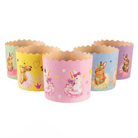 Капсулы для кулича 70*65, 10 шт