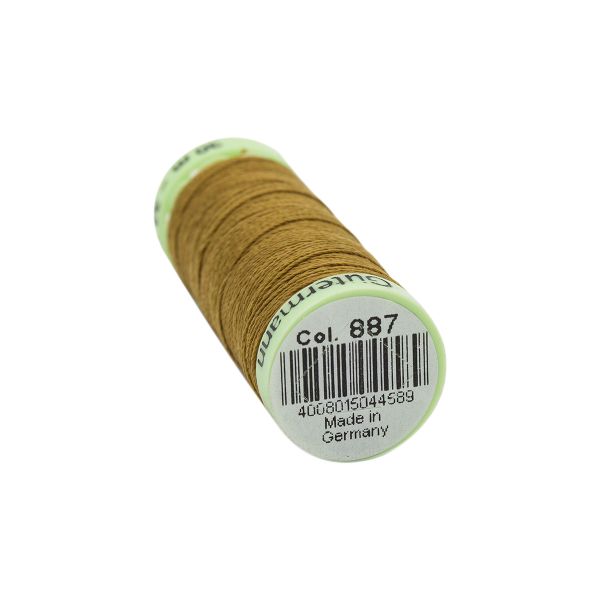 Нитки отделочные Gutermann Top Stitch 30 (30 метров), 5 кат. | 887 бежево-горчичный