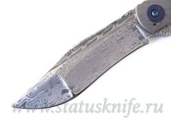 Нож Doc Shiffer Custom Damascus Topolineфотография - 2