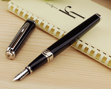 Перьевая ручка Waterman Exception, цвет: Slim Black ST, перо: F/M