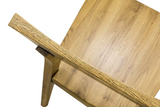 Стул Кёльн (дуб/тон Светлый дуб с черной патиной 004/жесткое сиденье)