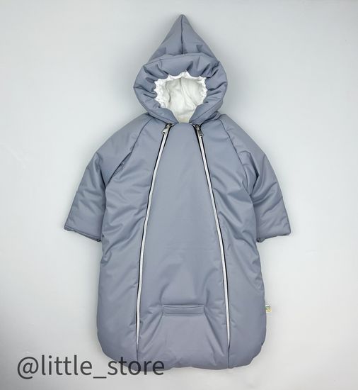 Конверт-комбинезон зимний "Галактика" Серый