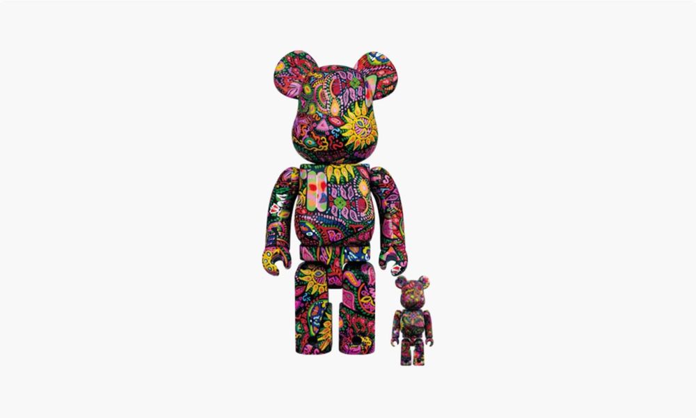 Bearbrick Psychedelic Paisley &quot;100% &amp; 400%&quot; Set