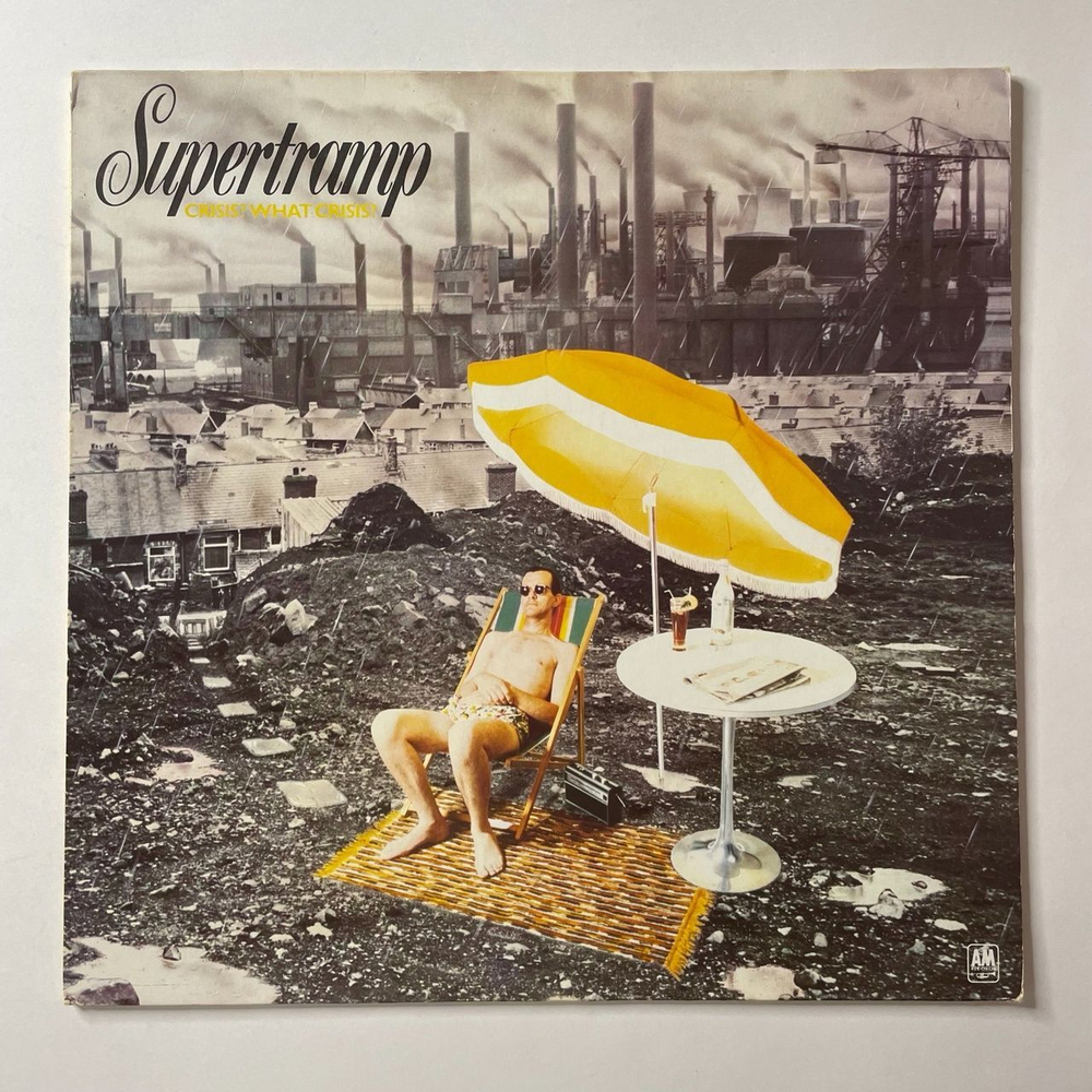 Винтажная виниловая пластинка LP Supertramp Crisis? What Crisis? (Germany 1975)