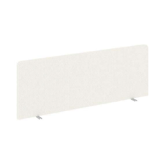 Настольный Экран фронтальный UNE.TEKRF-304 Белый/Металл Серый 1580*28*325